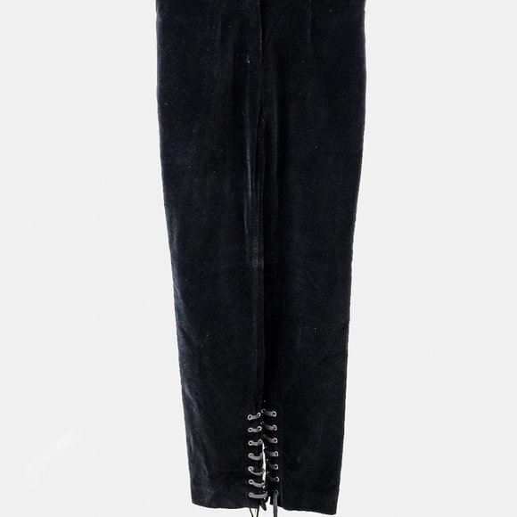 Yves Saint Laurent Rive Gauche Velvet Pants - Picture 1 of 10